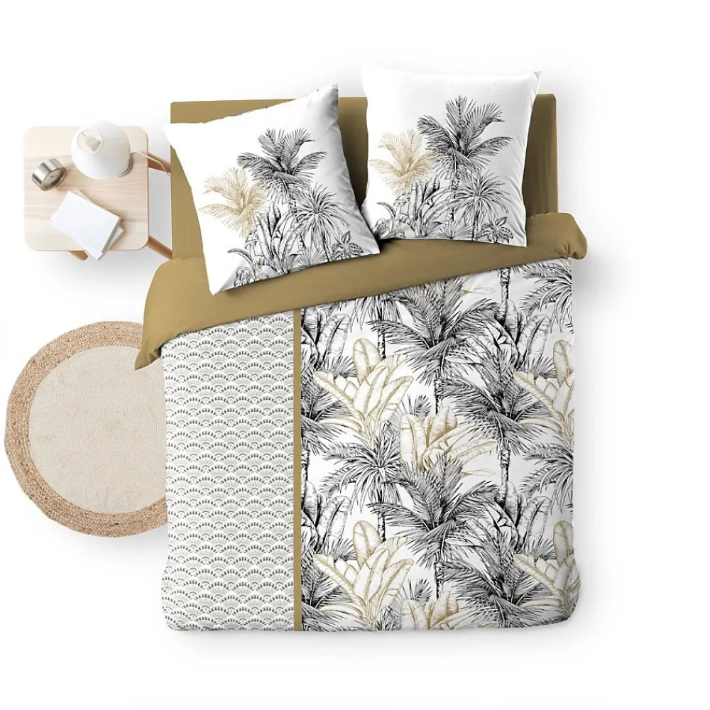 100Comfort Housse de couette 260x240 + 2 taies DAKAR 100% coton* Housse De Couette