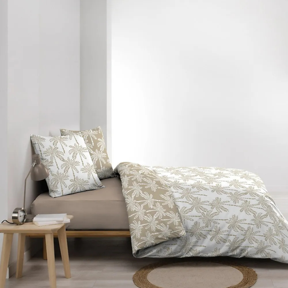 Douceur D'Intérieur Housse de couette 240x220 + 2 taies OLIANA 100% coton 57 fils* Housse De Couette