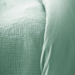 Housse De Rêve Housse de couette 240x260 + 2 taies d'oreiller 63x63 cm gaze de coton amande* Parure De Lit