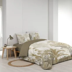 Housse de couette 240x220 + 2 taies COCOTY 100% coton><noscript><img width=