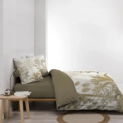Housse de couette 240x220 + 2 taies COCOTY 100% coton><noscript><img width=