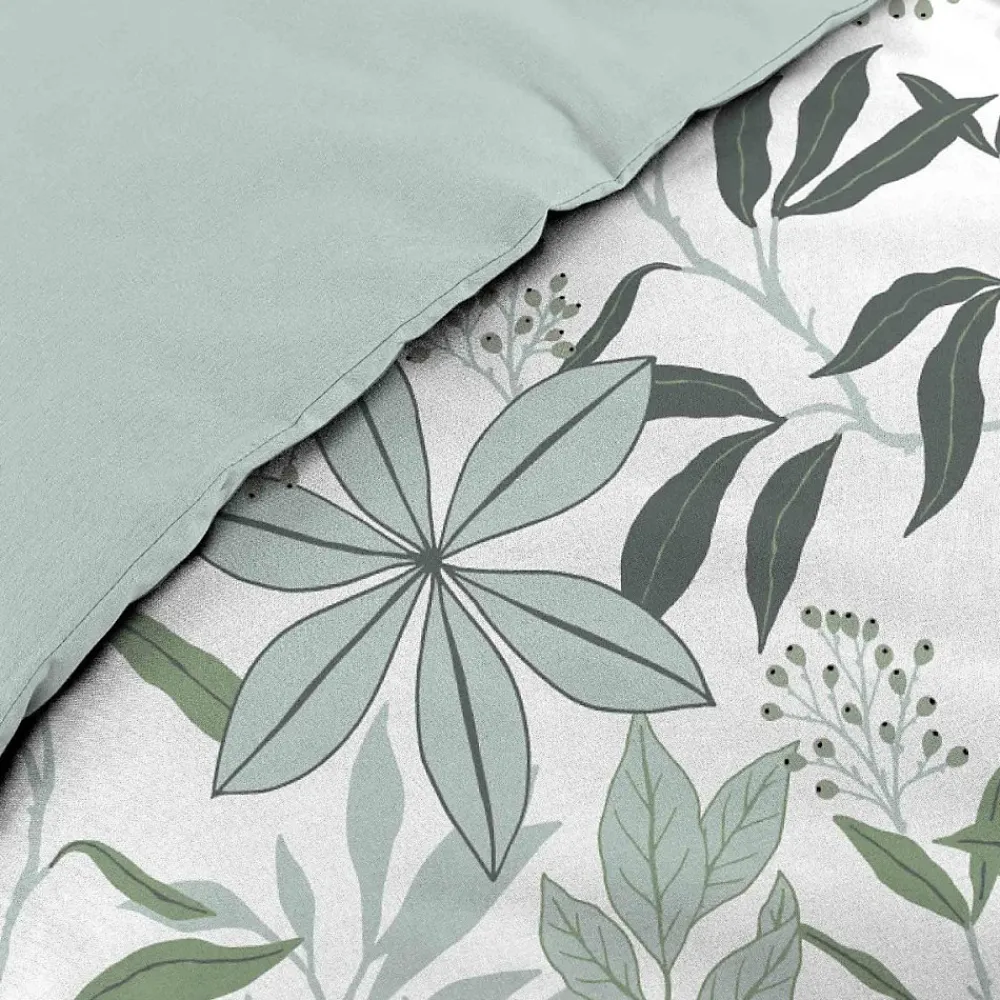 Douceur D'Intérieur Housse de couette 240x220 + 2 taies VOLTINE 100% coton* Housse De Couette