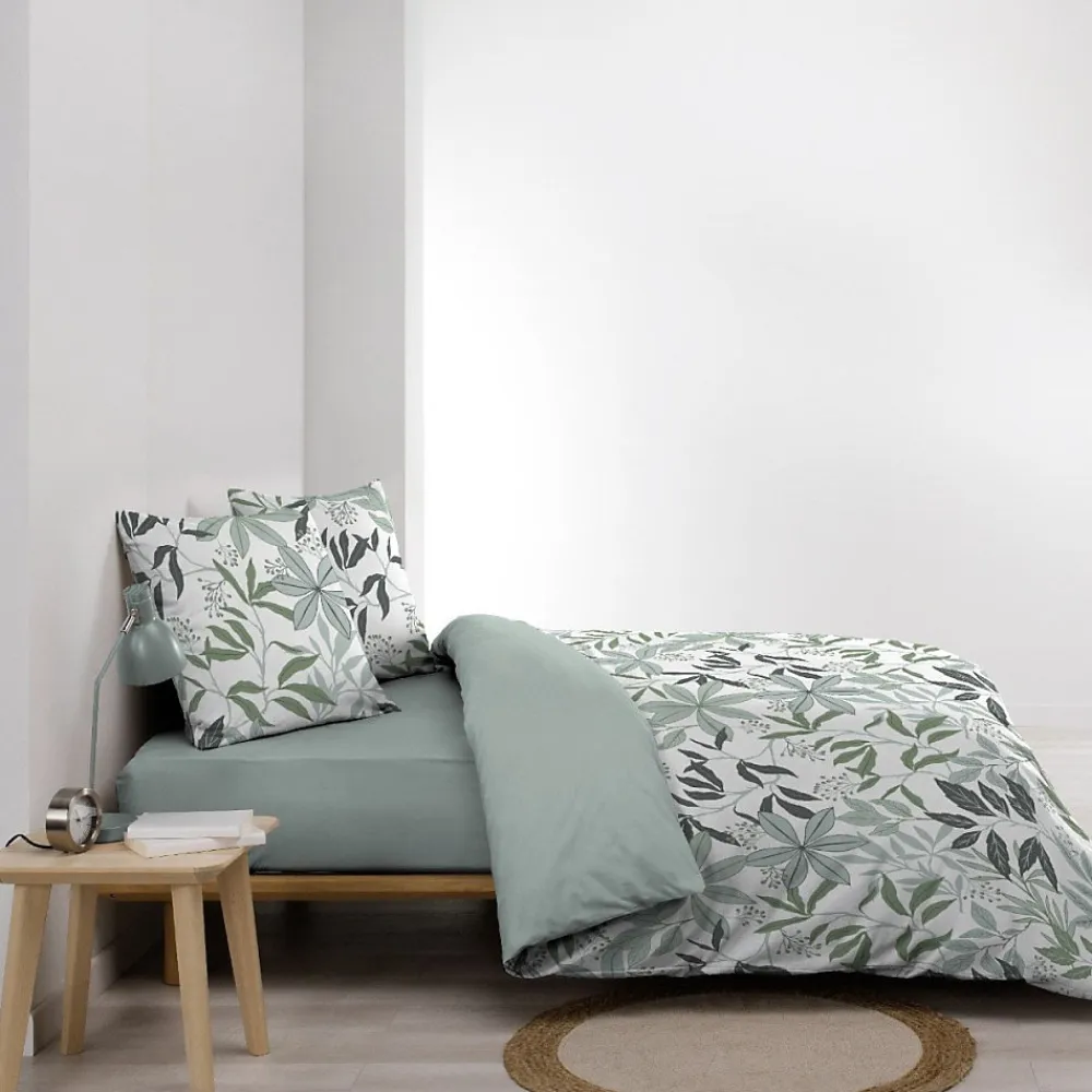 Douceur D'Intérieur Housse de couette 240x220 + 2 taies VOLTINE 100% coton* Housse De Couette