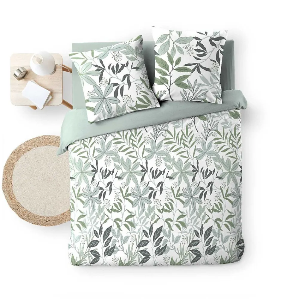 Douceur D'Intérieur Housse de couette 240x220 + 2 taies VOLTINE 100% coton* Housse De Couette