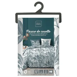 Douceur D'Intérieur Housse de couette 240x220 + 2 taies HERA 100% coton 57fils* Housse De Couette