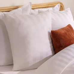 Atmosphera Créateur D'Intérieur Housse de couette 240x220 + 2 taies coton satiné blanc* Housse De Couette