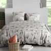 Atelier Du Coton Housse de couette 240x220 + 2 taies en coton 57 fils* Housse De Couette