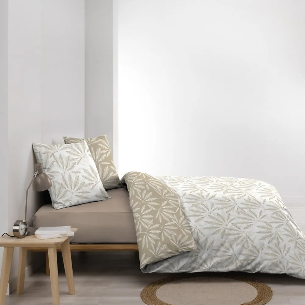 Douceur D'Intérieur Housse de couette 260x240 + 2 taies MALIA 100% coton* Housse De Couette