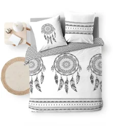 Douceur D'Intérieur Housse de couette 240x220 + 2 taies INDIAN DREAM 100% coton* Housse De Couette