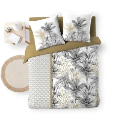 Douceur D'Intérieur Housse de couette 240x220 + 2 taies DAKAR 100% coton* Housse De Couette