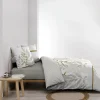 Douceur D'Intérieur Housse de couette 240x220 + 2 taies RAONI 100% coton 57fils* Housse De Couette