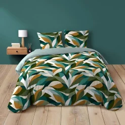 Housse de couette 240x220 + 2 taies 100% coton>Douceur D'Intérieur Hot