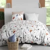 Atelier Du Coton Housse de couette 240x220 + 2 taies en coton 57 fils* Housse De Couette