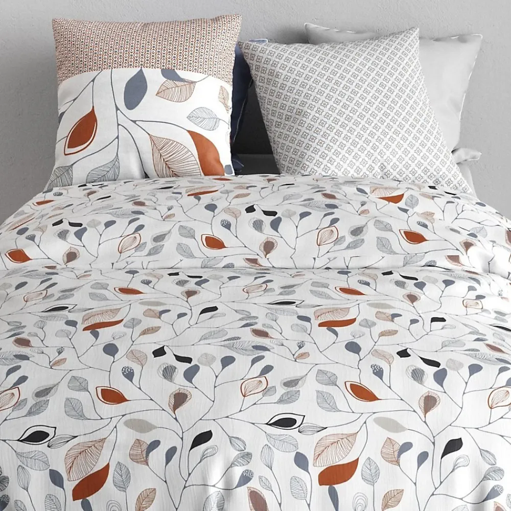 Atelier Du Coton Housse de couette 240x220 + 2 taies en coton 57 fils* Housse De Couette