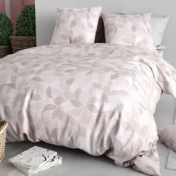 Atelier Du Coton Housse de couette 260x240 ALIX + 2 taies coton 57 fils* Housse De Couette