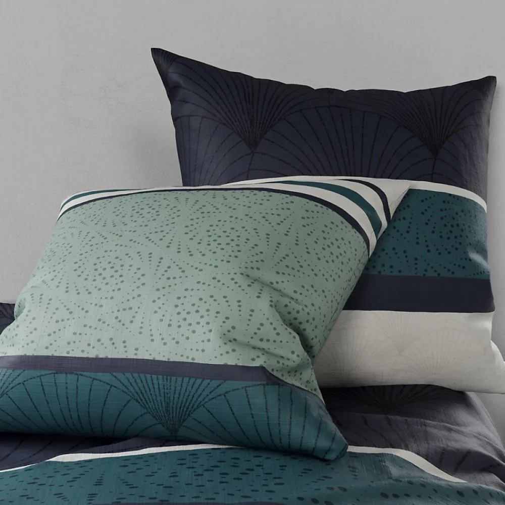 Atelier Du Coton Housse de couette 260x240 ANTIKA + 2 taies coton 57 fils* Housse De Couette