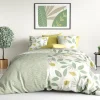 Housse de couette 260x240 ARECA + 2 taies coton 57 fils>Atelier Du Coton Outlet
