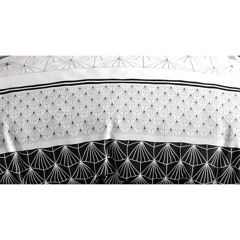 Housse de couette 240x220 Casta + 2 taies coton 57 fils>Atelier Du Coton Clearance