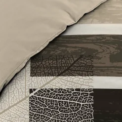 L'Effet Papillon Housse de couette 220x240 cm + 2 taies 100% coton So natural* Parure De Lit