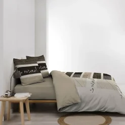 L'Effet Papillon Housse de couette 220x240 cm + 2 taies 100% coton So natural* Parure De Lit