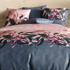 Housse De Rêve Housse de couette 240x260 cm + 2 taies d'oreiller 63x63 cm coton flora* Parure De Lit