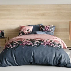 Housse De Rêve Housse de couette 240x260 cm + 2 taies d'oreiller 63x63 cm coton flora* Parure De Lit