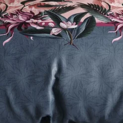 Housse de couette 220x240 cm + 2 taies d'oreiller 63x63 cm coton flora><noscript><img width=