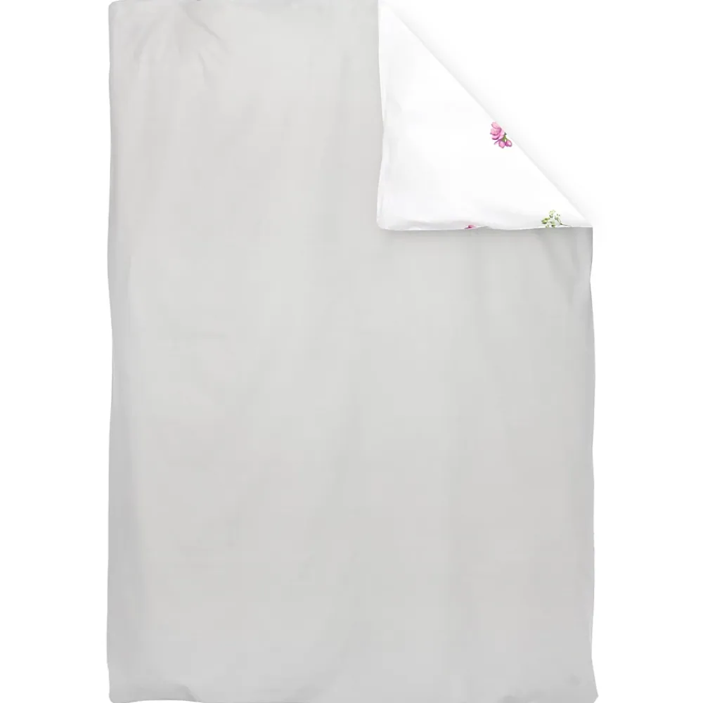 Linnea Housse de couette 140x200 cm coton PRETTY blanc* Housse De Couette