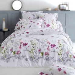 Housse de couette 200x200 cm coton PRETTY blanc>Linnea Clearance