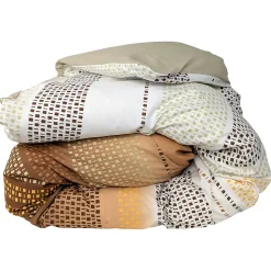 Housse de couette 280x240 cm coton NIAGARA marron Châtaigne>Linnea Discount