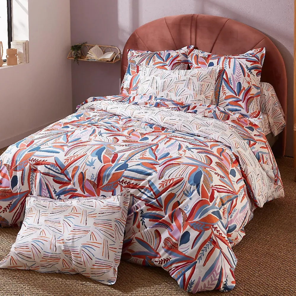 Linnea Housse de couette 140x200 cm coton PERROQUET multicolore Salsa* Housse De Couette