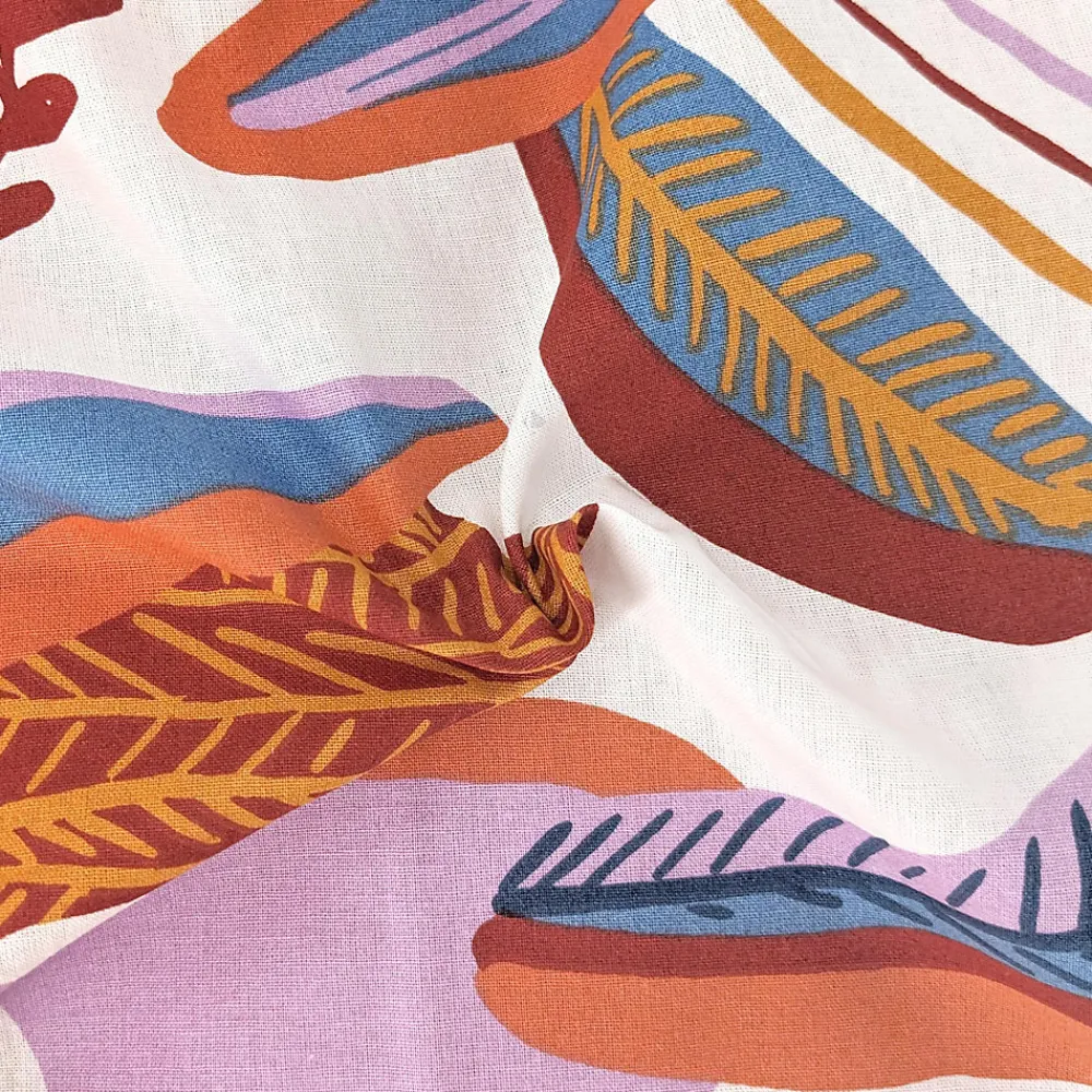 Linnea Housse de couette 140x200 cm coton PERROQUET multicolore Salsa* Housse De Couette