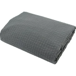 Housse de couette 240x260 cm coton POPPY gris plomb>Linnea
