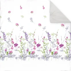 Housse de couette 300x240 cm coton PRETTY blanc>Linnea Online