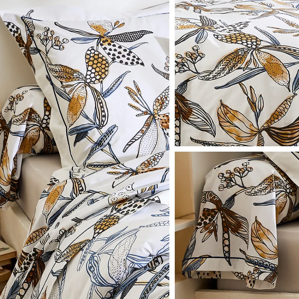 Linnea Housse de couette 260x240 cm en coton PÉNÉLOPE beige Silice* Housse De Couette