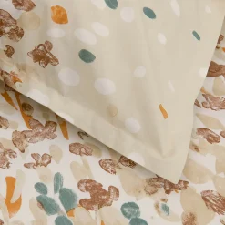 Linnea Housse de couette 280x240 cm en coton ÉVASION pêche écru* Housse De Couette