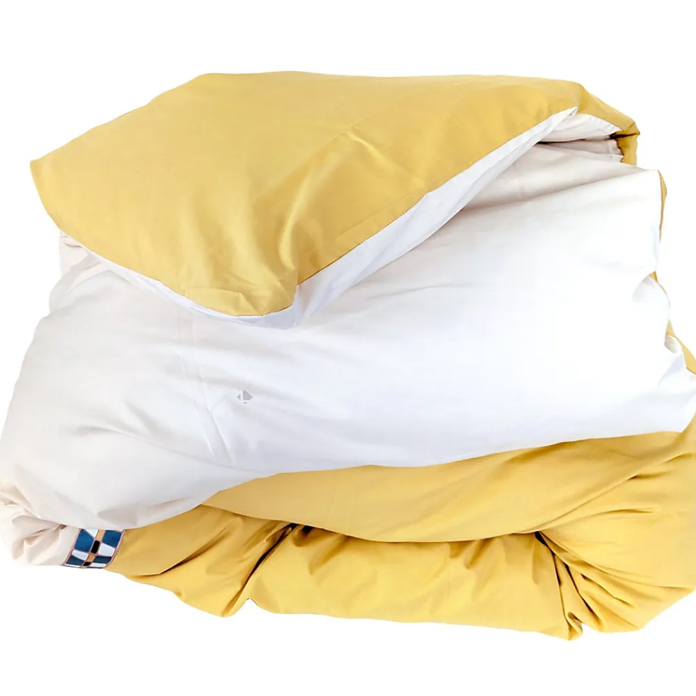 Housse de couette 280x240 cm en percale coton ROMY Ambre>Linnea Outlet