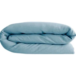Linnea Housse de couette 200x200 cm lin lavé SONATE bleu Topaze* Housse De Couette
