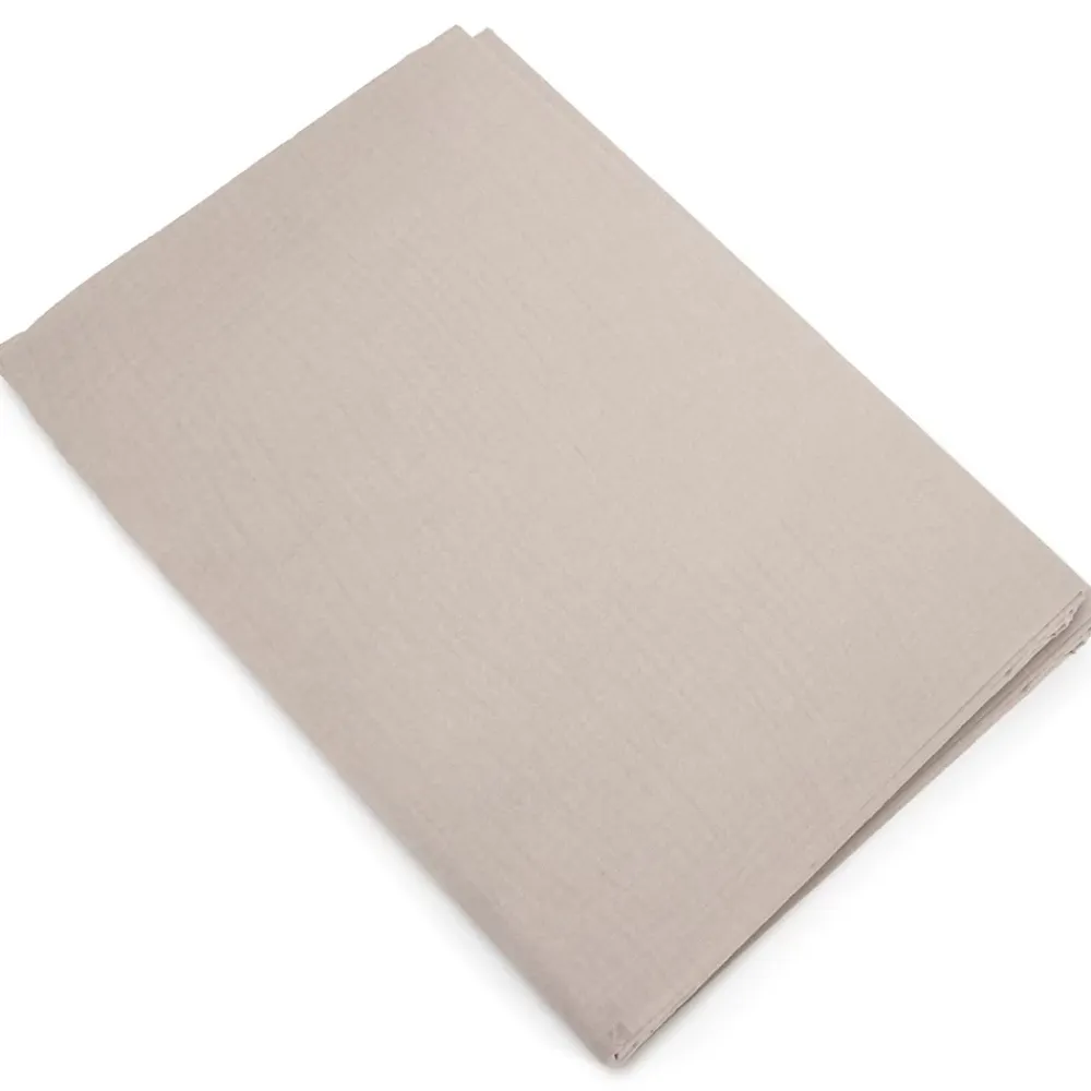 Linnea Housse de couette 240x220 cm mousseline de coton MILOS beige naturel* Housse De Couette