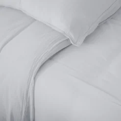 Linnea Housse de couette 260x240 cm mousseline de coton MILOS blanc neige* Housse De Couette