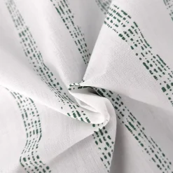 Linnea Housse de couette 140x200 cm percale coton GABY vert Kaki* Housse De Couette