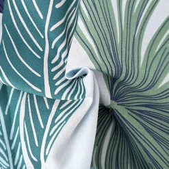 Linnea Housse de couette 300x240 cm percale de coton MOOREA PACIFIC bleu/vert* Housse De Couette