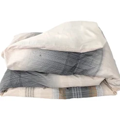 Housse de couette 240x220 cm percale coton ESTEBAN Beige>Linnea Sale