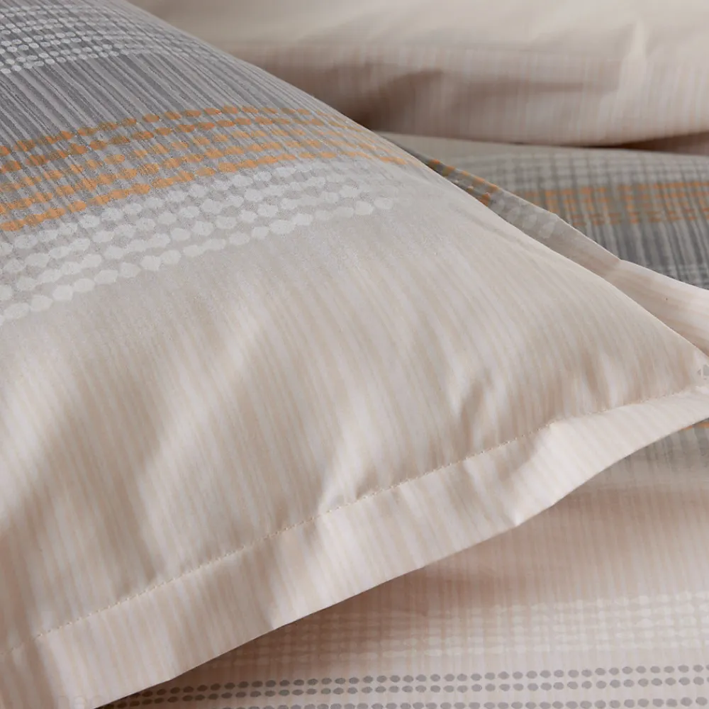 Housse de couette 240x220 cm percale coton ESTEBAN Beige>Linnea Sale