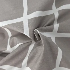 Linnea Housse de couette 200x200 cm percale coton DDM MAX Gris* Housse De Couette