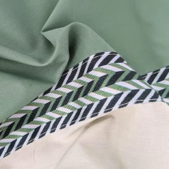 Linnea Housse de couette 140x200 cm percale coton NOA vert Kaki* Housse De Couette
