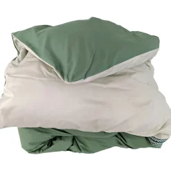 Linnea Housse de couette 200x200 cm percale coton NOA vert Kaki* Housse De Couette