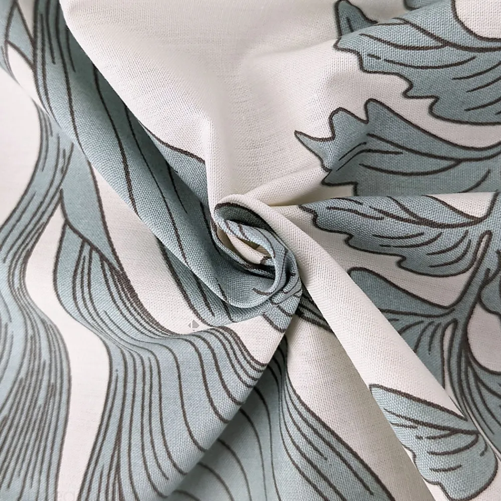 Housse de couette 240x220 cm percale coton FÉERIE Blanc sauge>Linnea Best