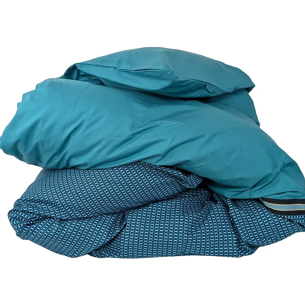 Linnea Housse de couette 240x220 cm percale de coton GUSTAV vert Emeraude* Housse De Couette