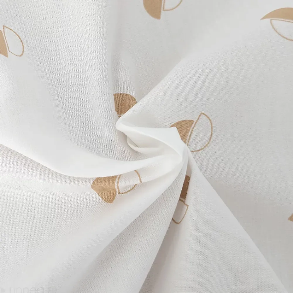 Linnea Housse de couette 280x240 cm percale coton ALEX marron Moka* Housse De Couette